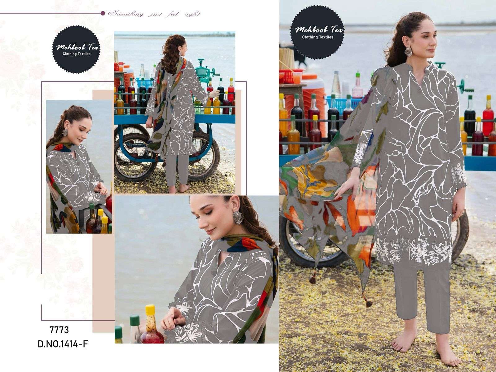 MEHBOOB TEX 1414 PURE COTTON PRINTED PAKISTANI DRESSES-00071