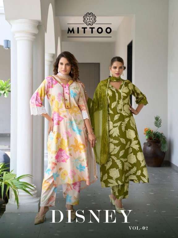 MITTOO DISNEY VOL-02 PURE RAYON PRINTED DRESSES-00014