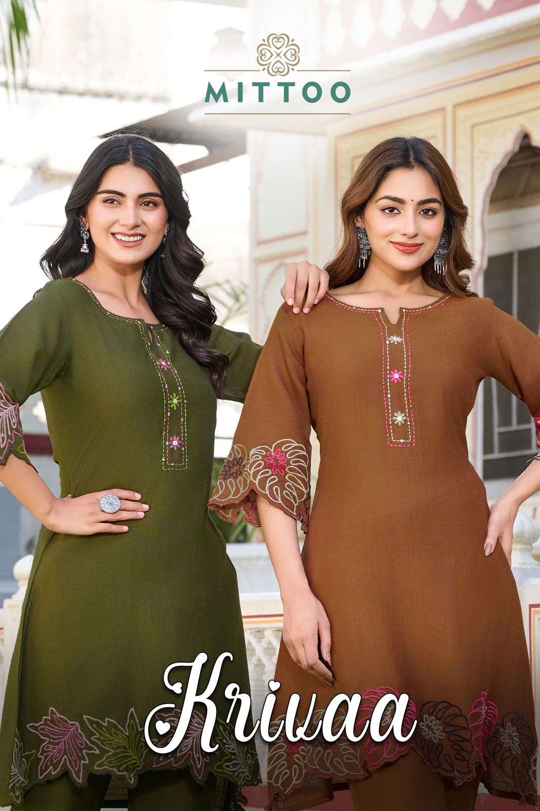 MITTOO KRIVAA PURE VISCOSE WEAVING CO-ORD SET-00014