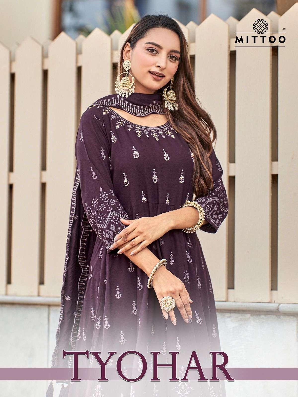 MITTOO TYOHAR PURE RAYON PRINTED DRESSES-00014