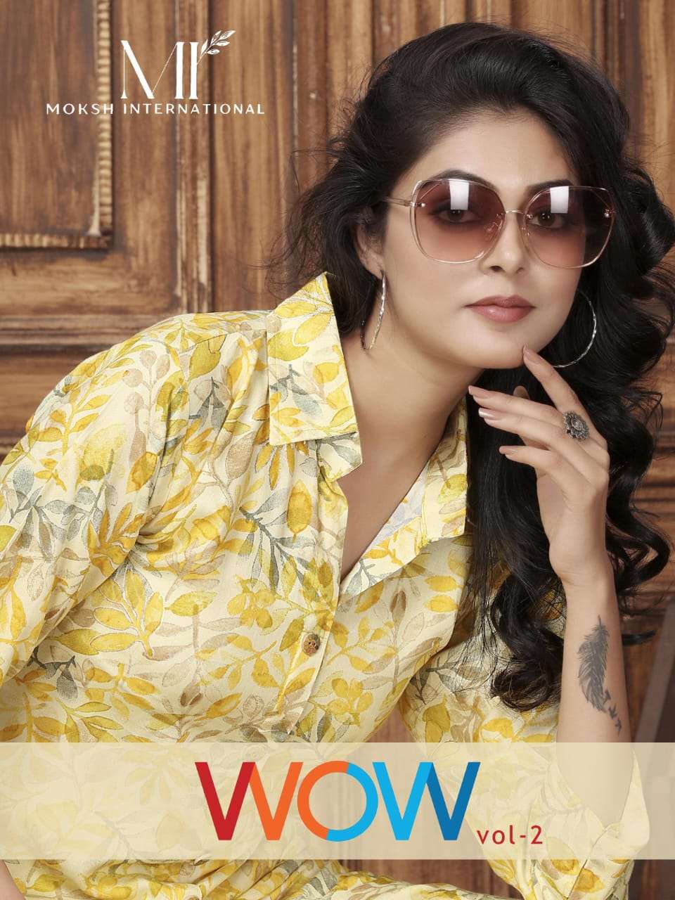 MOKSH INTERNATION WOW VOL-2 PURE RAYON PRINTED CO-ORD SET-00154
