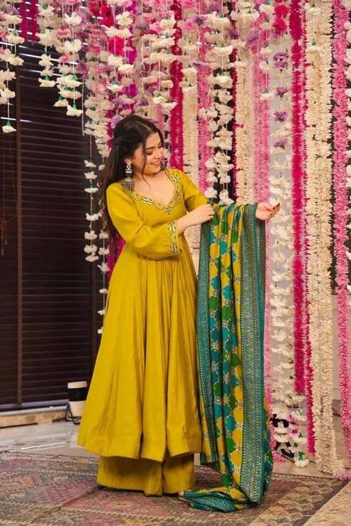 MUSKAN VOL-3 BY ASLIWHOLESALE DESIGNER PURE CHANDERI SILK EMBROIDERY PRINTED DRESSES-00264