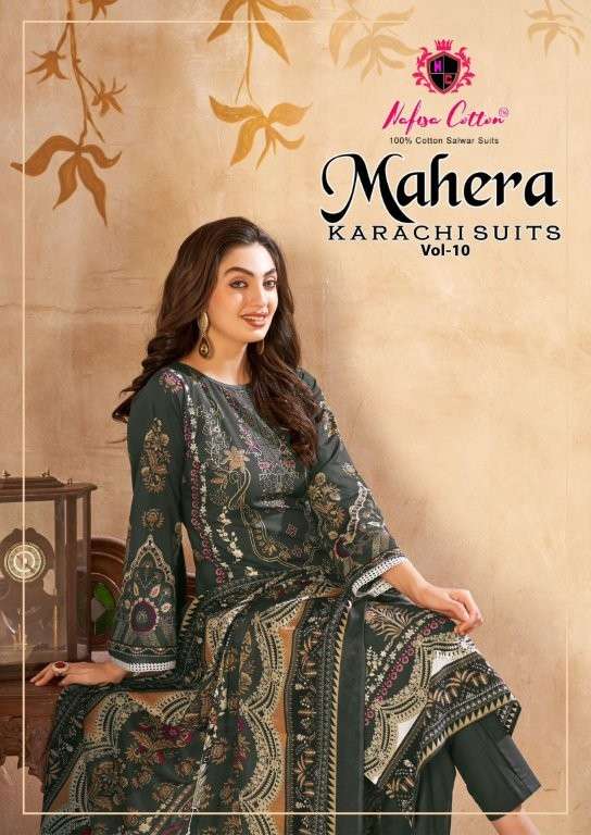 NAFISA COTTON MAHERA VOL-10 10001 TO 10006 SERIES PURE COTTON PRINTED PAKISTANI DRESSES-00062