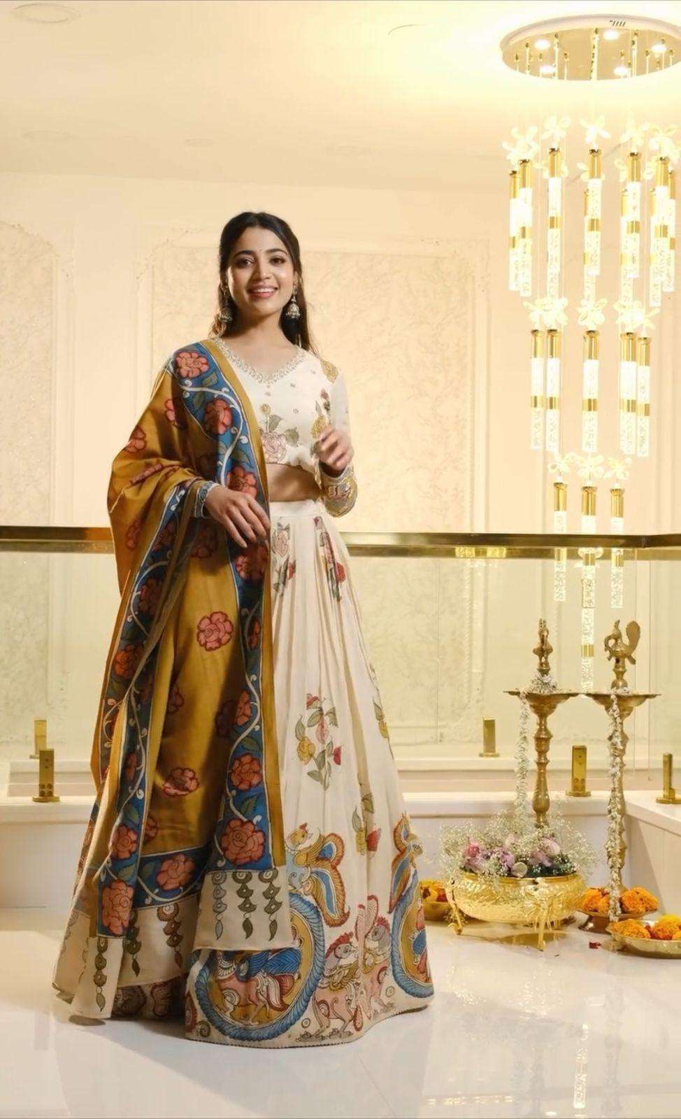 NAVYA VOL-3 BY ASLIWHOLESALE DESIGNER PURE DOLA SILK PRINTED LEHENGAS-00294