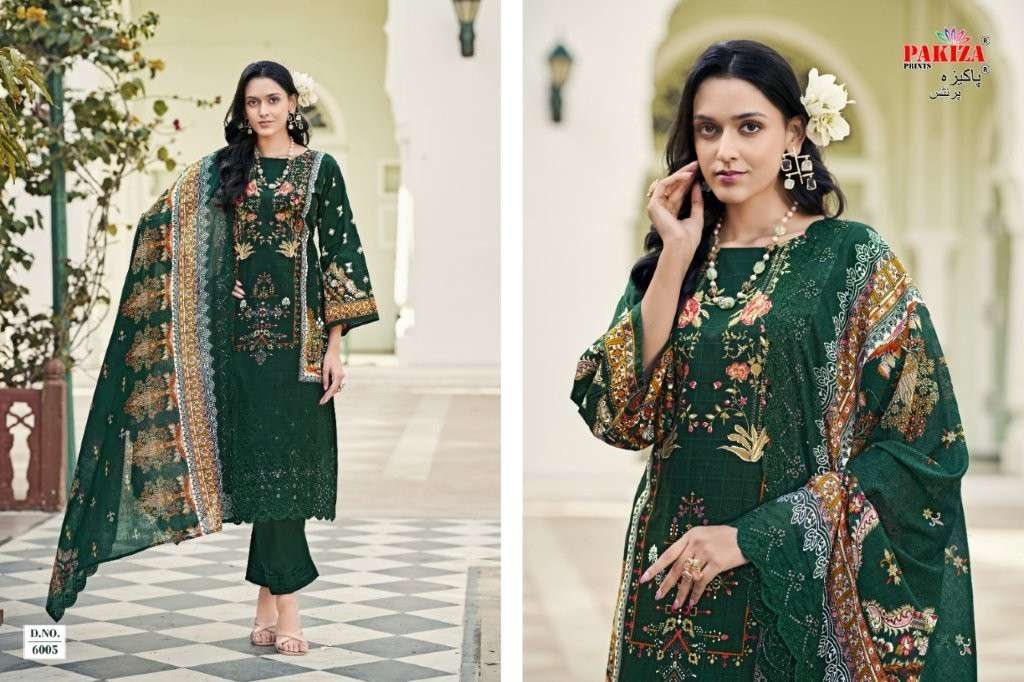 PAKIZA PRINTS HIMSA VOL-60 PURE LAWN PAKISTANI DRESSES-00201