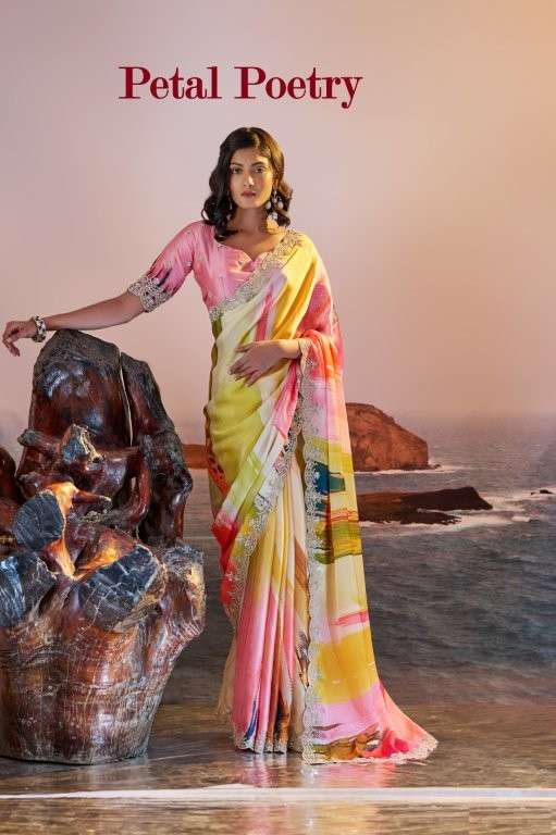 PATEL PEORTY BY ASLIWHOLESALE DESIGNER PURE CHIFFON SAREES-00137