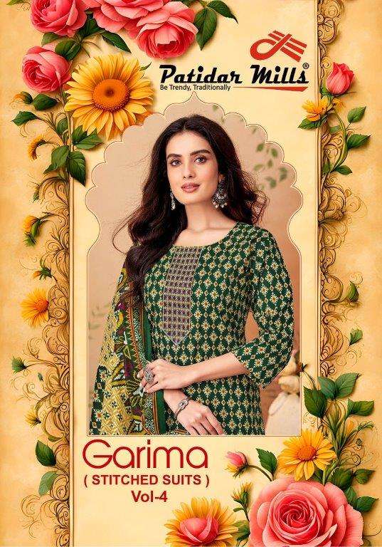 PATIDAR GARIMA VOL-4 4001 TO 4010 SERIES PURE COTTON PRINTED DRESSES-00015