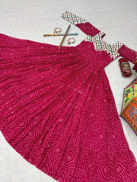 PC-N42 COLOUR BY ASLIWHOLESALE DESIGNER PURE FAUX GEORGETTE NAVRATRI DRESSES-00045
