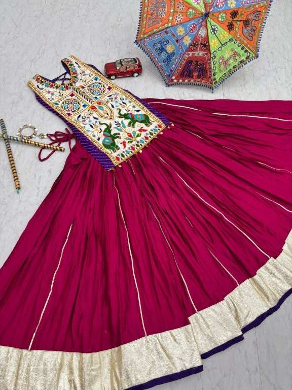 PC-N43 COLOUR BY ASLIWHOLESALE DESIGNER PURE COTTON LEHENGAS-00045
