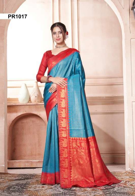 PENNY VOL-105 BY ASLIWHOLESALE DESIGNER PURE SILK SAREES-00081