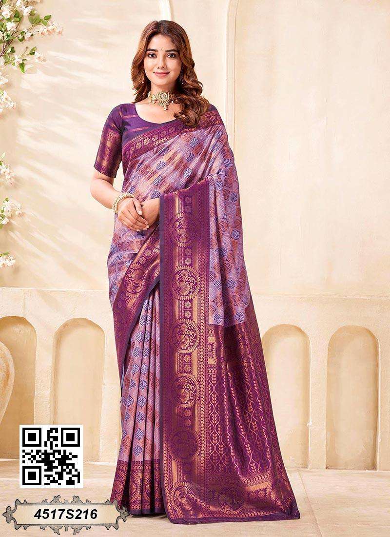 PENNY VOL-106 BY ASLIWHOLESALE DESIGNER PURE SILK SAREES-00081
