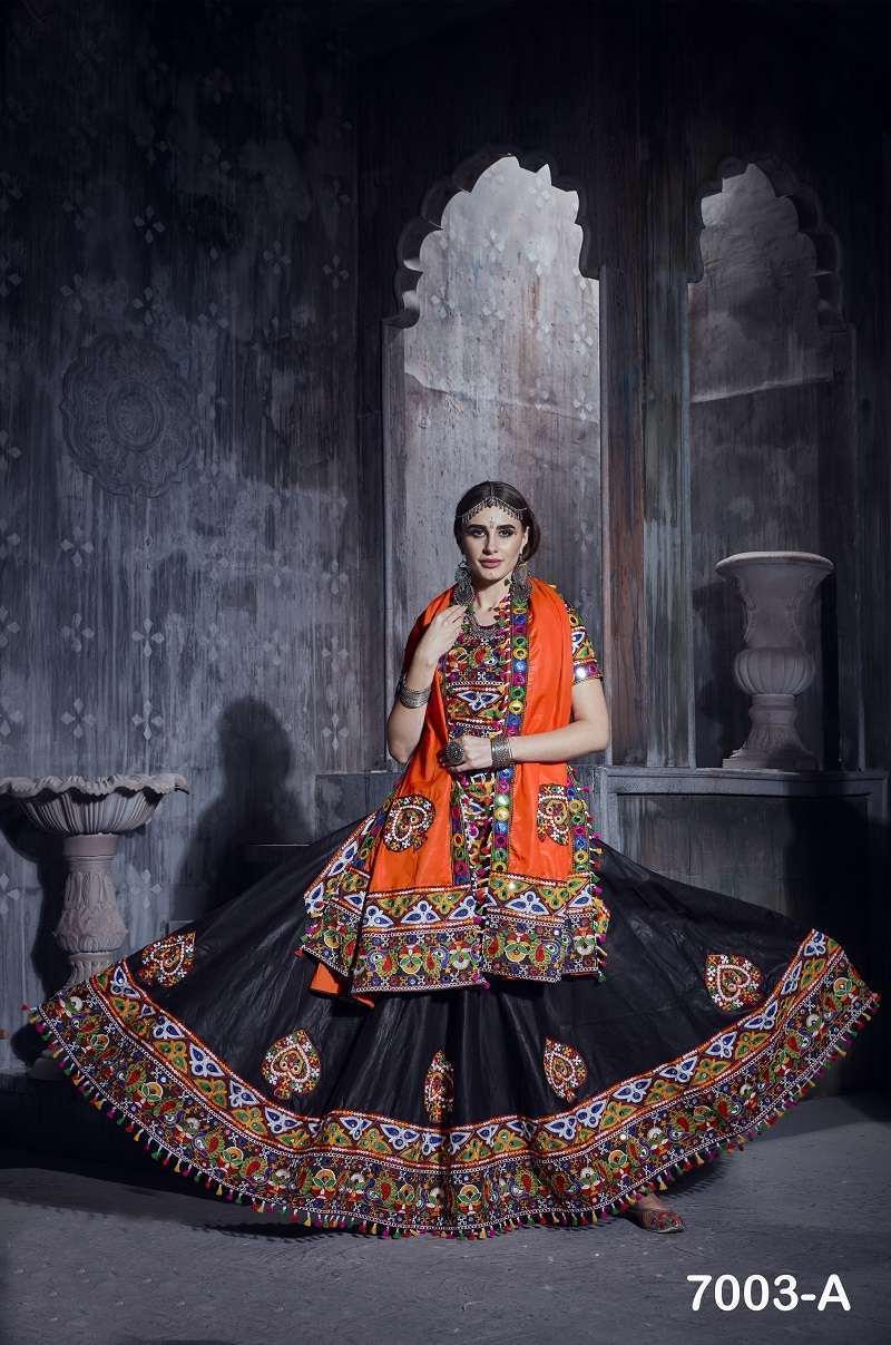 RAJWADI VOL-1 7003 BY ASLIWHOLESALE DESIGNER PURE ART SILK LEHENGAS- 00060