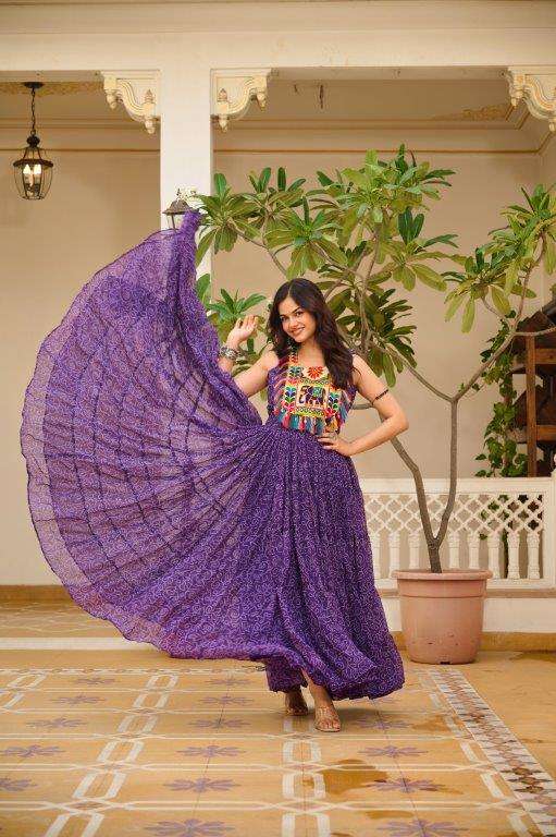 RM-114 BY ASLIWHOLESALE DESIGNER PURE FAUX GEORGETTE PRINTED GOWNS-00236