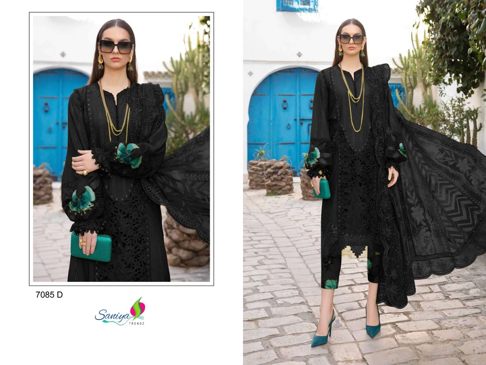 SANIYA TRENDZ MARIA B LAWN VOL-31 PURE COTTON PAKISTANI DRESSES-00071