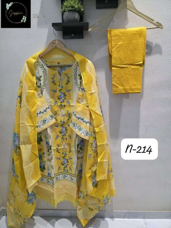 SAPPHIRE AGHA NOORAIN-241 SERIES PURE LAWN PRINTED DRESSES-00272