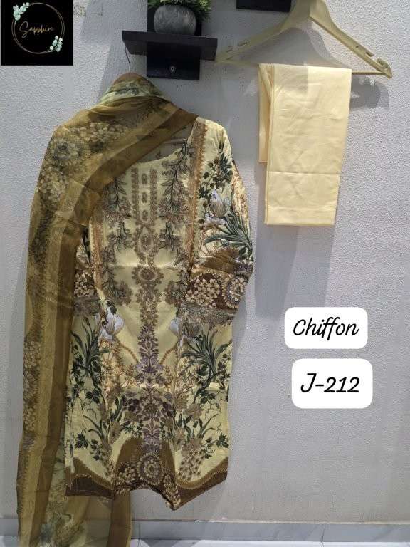 SAPPHIRE JAZMIN VOL-212 PURE LAWN CCOTTON PRINTED DRESSES-00272
