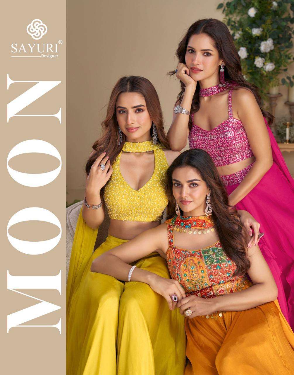 SAYURI MOON PURE GEORGETTE CHINON SILK DRESSES-00028