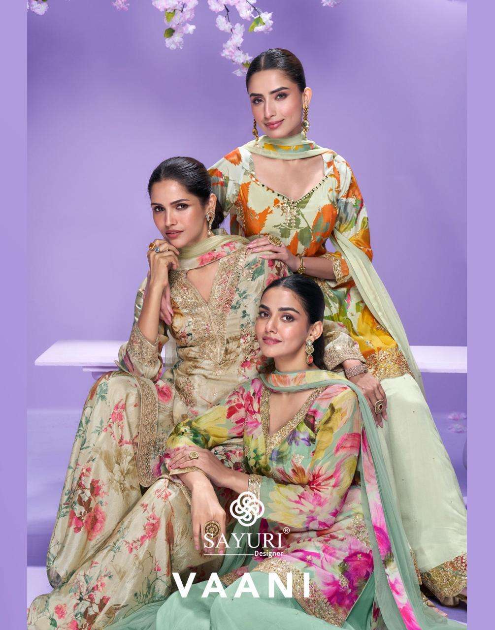 SAYURI VAANI PURE CHINON SILK EMBROIDERY DRESSES-00028