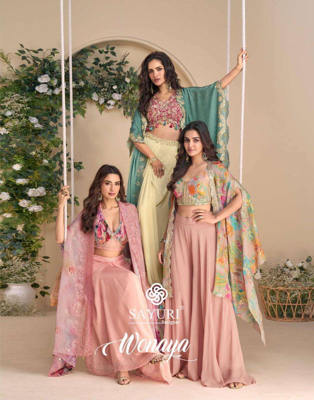SAYURI WONAYA PURE CHINON SILK EMBROIDERY DRESSES-00028