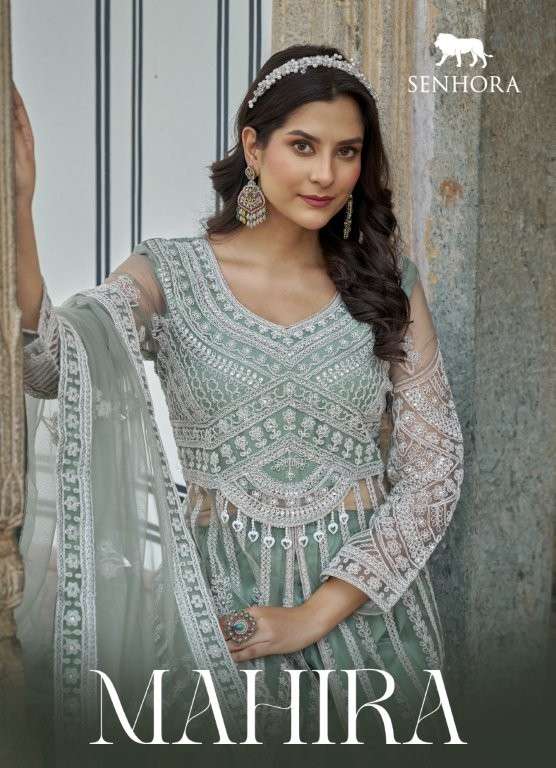 SENHORA MAHIRA HEAVY EMBROIDERY NET DRESSES-00035