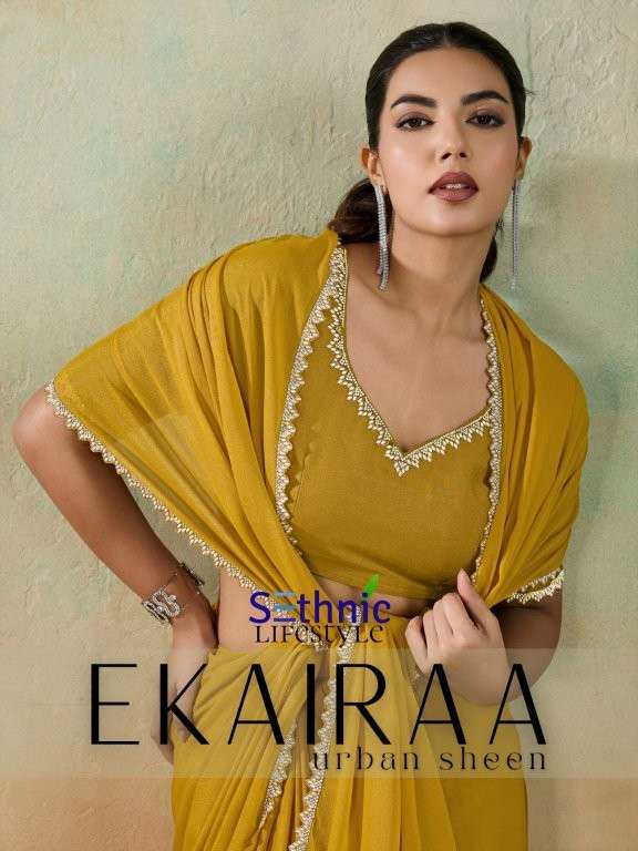 SETHNIC EKAIRAA PURE GEORGETTE SAREES-00137