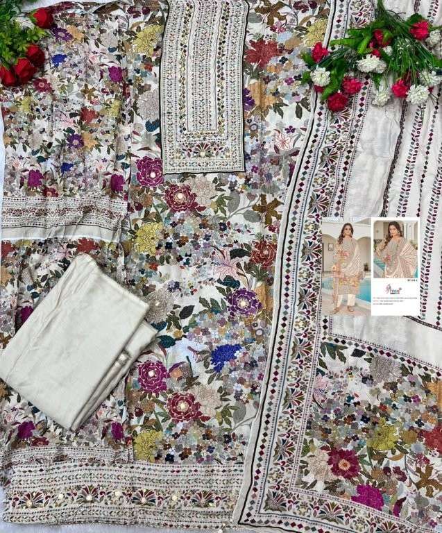 SHREE FAB KT-234 HEAVY VISCOSE MUSLIN PRINTED PAKISTANI DRESSES-00201
