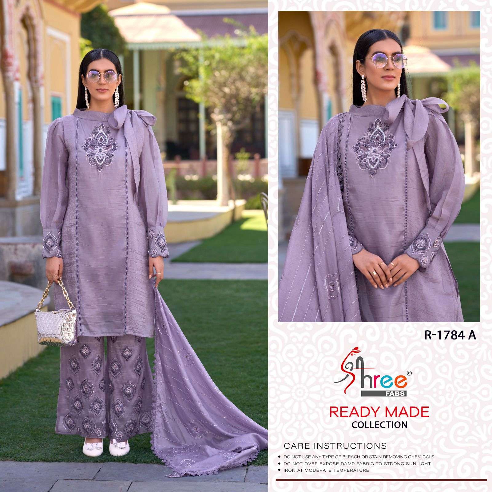 SHREE FAB R-1784 COLOUR PURE CRUSH PAKISTANI DRESSES-00011