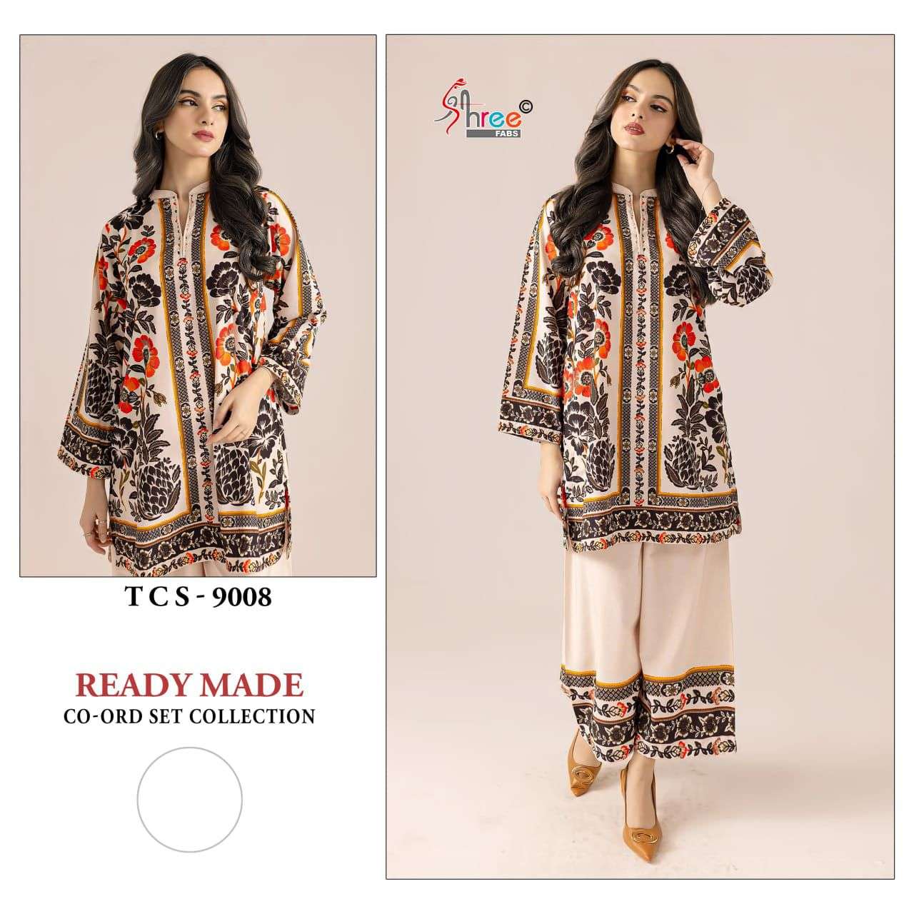 SHREE FAB TCS-9008 HEAVY MODAL SATTIN PRINTED PAKISTANI CO-ORD SET-00201