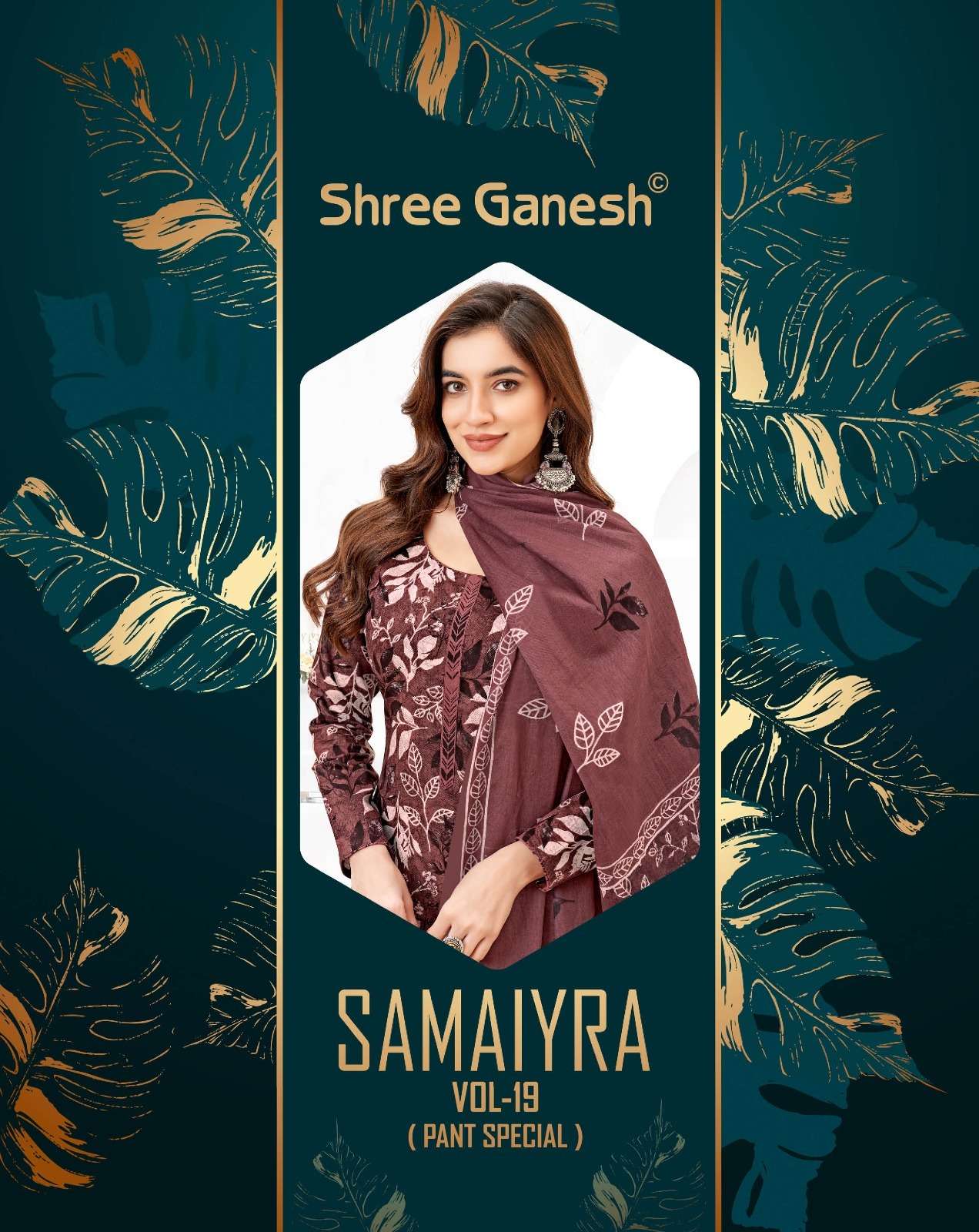 SHREE GANESH SAMAIYRA VOL-19 2901 2920 SERIES PURE HEAVY COTTON PRINTED DRESSES-00015