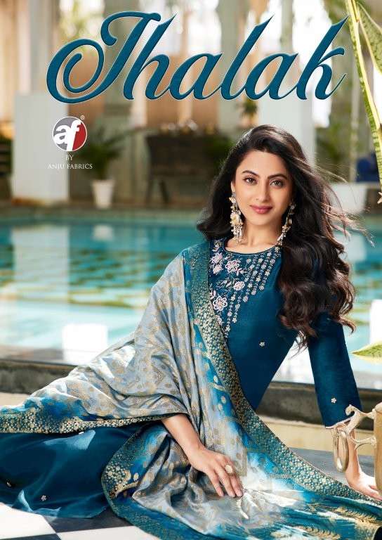 STOCK OUT JHALAK PURE DOLA SILK DRESSES-00140