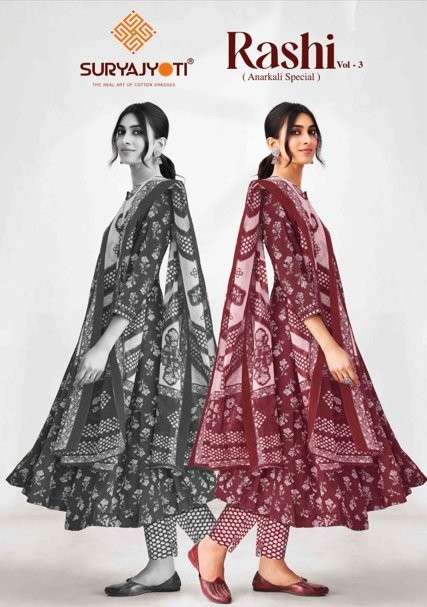 SURYAJOTI RASHI VOL-03 PURE COTTON PRINTED DRESSES-00062