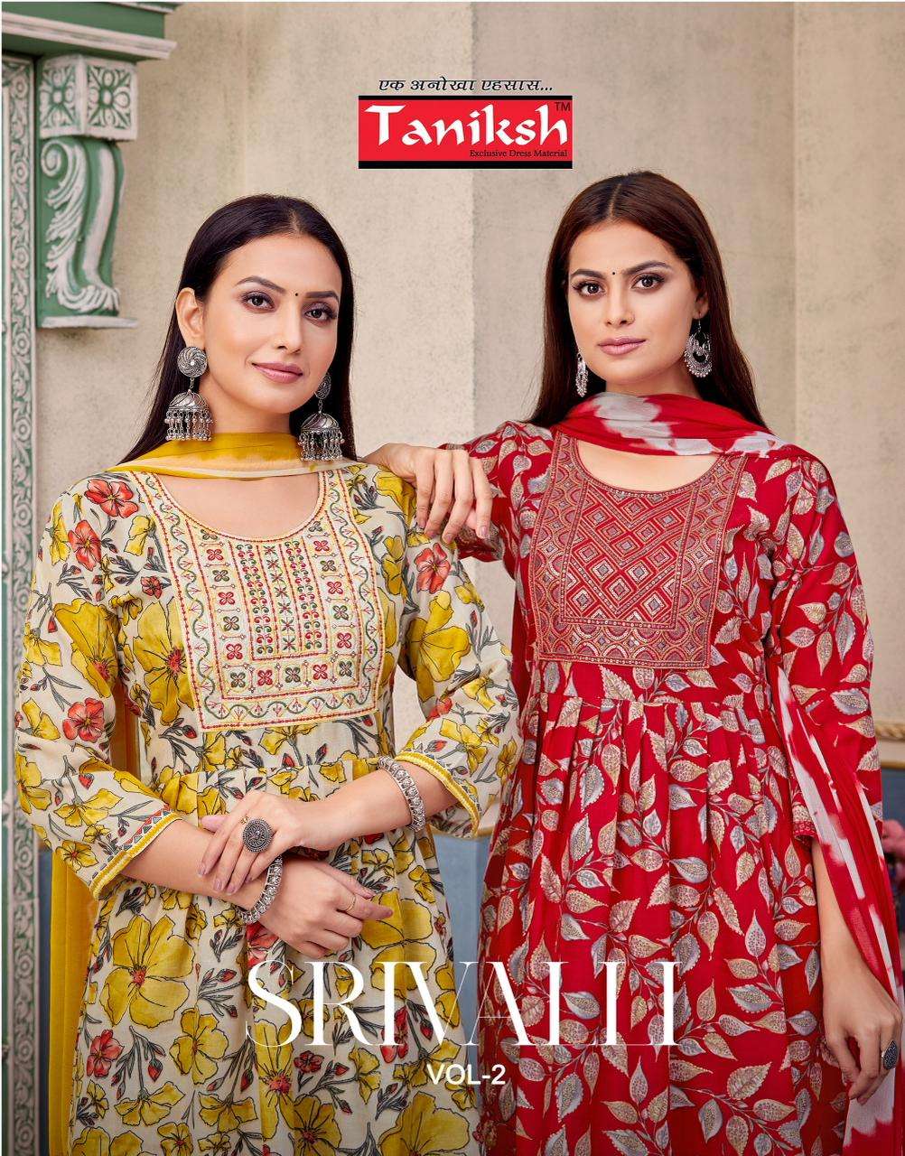 TANIKSH SRIVALLI VOL-01 PURE CAPSULE PRINTED DRESSES-00140