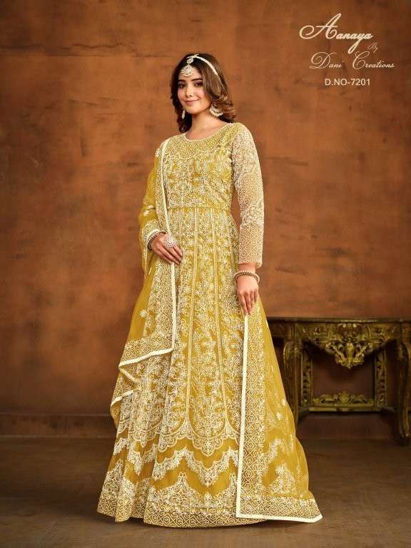 TWISHA AANAYA VOL-172 HEAVY EMBROIDERY NET DRESSES-00274