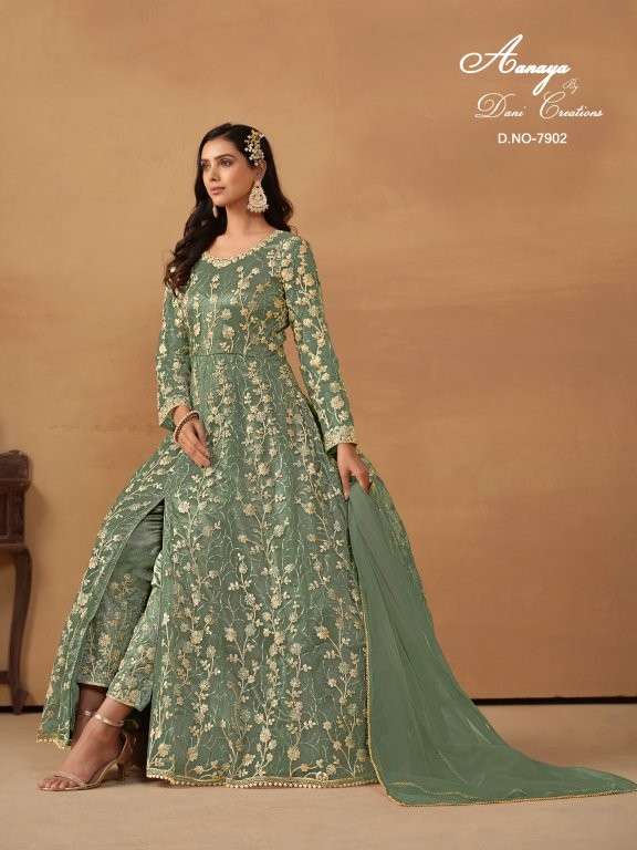 TWISHA AANAYA VOL-179 HEAVY EMBROIDERY NET DRESSES-00274