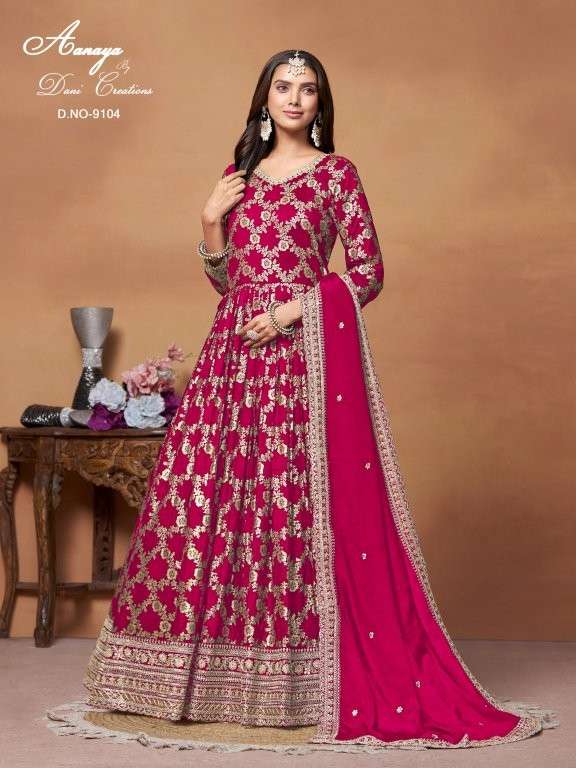 TWISHA AANAYA VOL-191 PURE DOLA JACQUARD EMBROIDERY DRESSES-00274