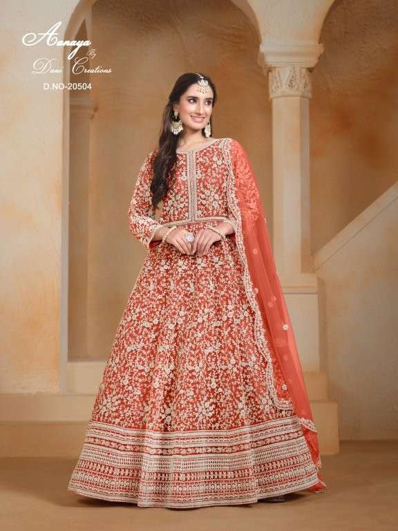 TWISHA AANAYA VOL-205 PURE NET PAKISTANI DRESSES-00274