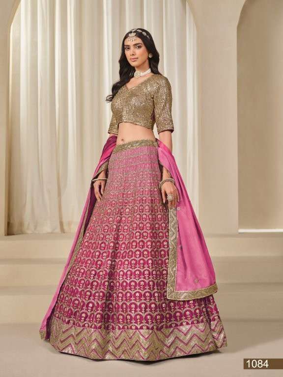 TWISHA KARISHMA PURE CHINON SILK LEHENGAS-00274