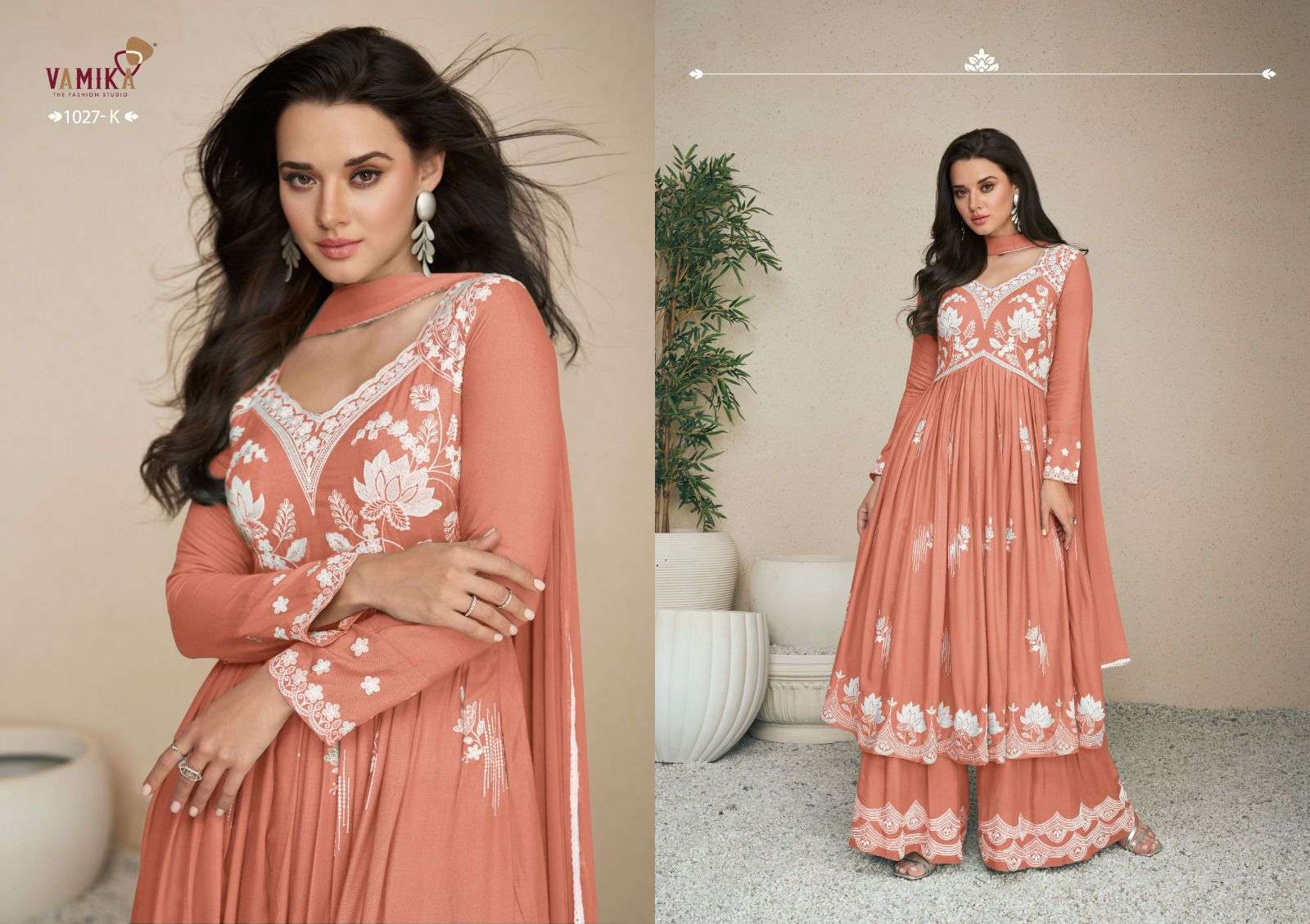 VAMIKA LAKHNAVI VOL-05 1027-K TO 2027-O SERIES PURE RAYON DRESSES-00028