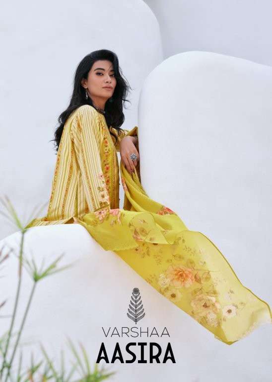 VARSHA AASIRA PURE COTTON PRINTED EMBROIDERY PAKISTANI DRESSES-00028