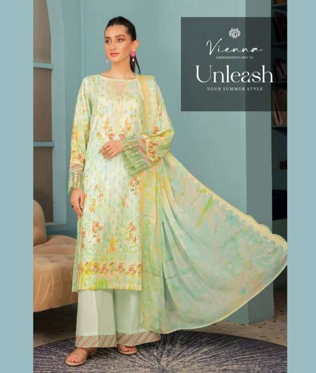 VEINNA VOL-01 BY ASLIWHOLESALE DESIGNER PURE CHIFFON PAKISTANI DRESSES-00201