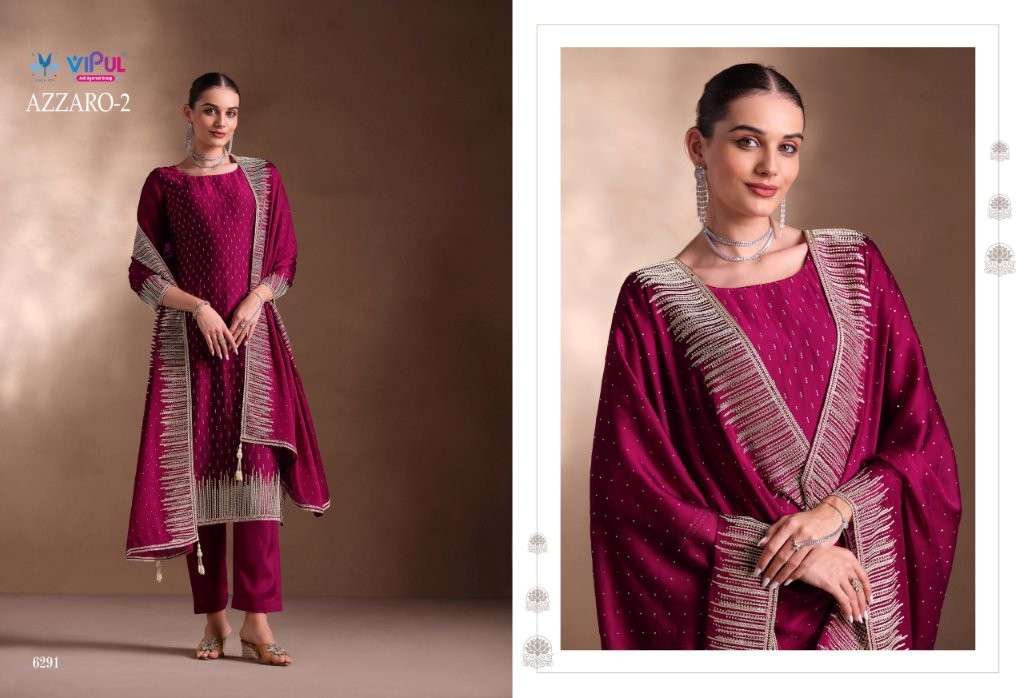 VIPUL AZZARO VOL-02 NX HEAVY EMBROIDERY GEORGETTE DRESSES-00150