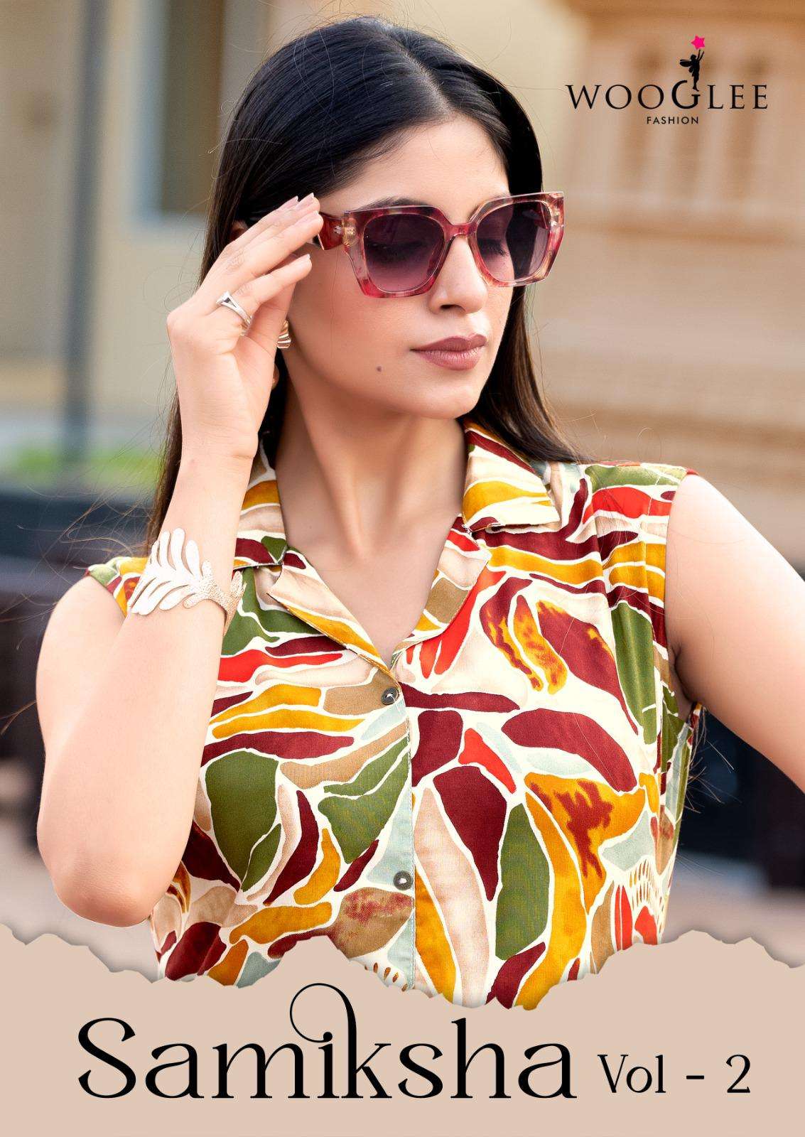 WOOGLE SAMIKSHA VOL-02 PURE RAYON PRINTED CO-ORD SET-00014