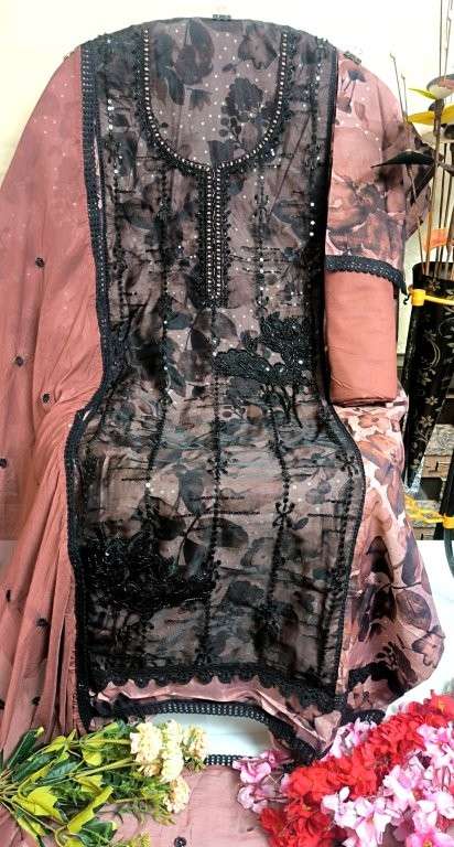 ZAHER BY ASLIWHOLESALE DESIGNER PURE COTTON PRINTED PAKISTANI DRESSES-00022