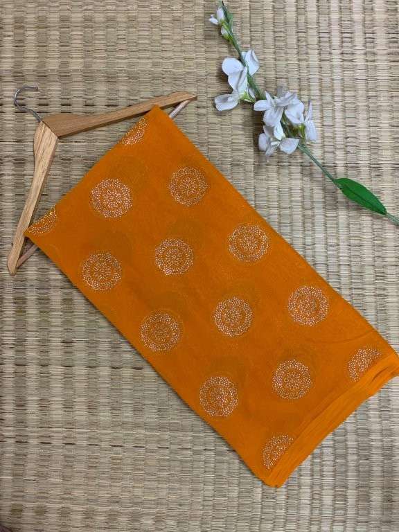 ZORO BY ASLIWHOLESALE DESIGNER PURE GEORGETTE EMBROIDERY PRINTED SAREES-00213