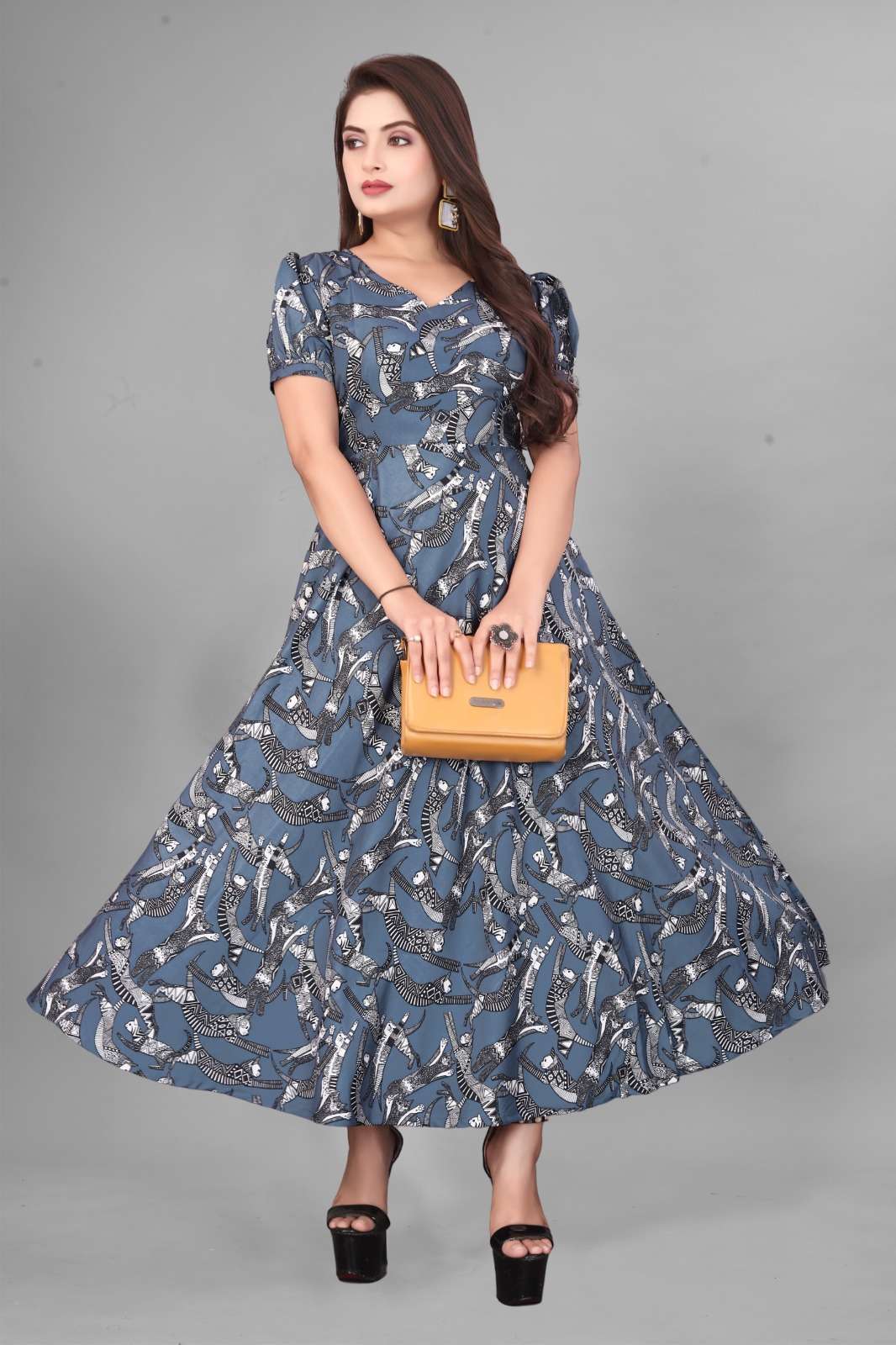 136 SERIES BY ASLIWHOLESALE DESIGNER PURE CREPE PRINTED KURTIS-00293