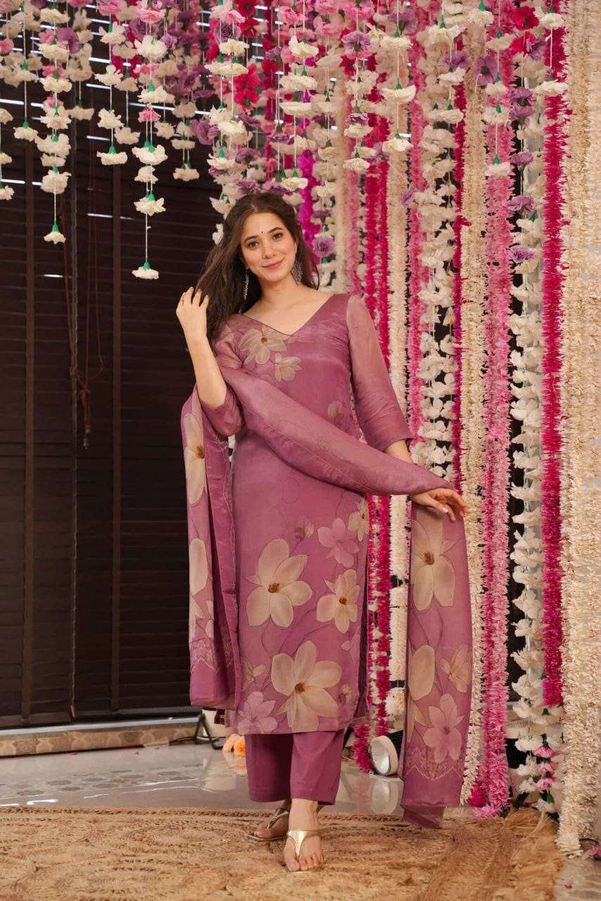 143 SERIES BY ASLIWHOLESALE DESIGNER PURE VISCOSE SILK PRINTED DRESSES-00293