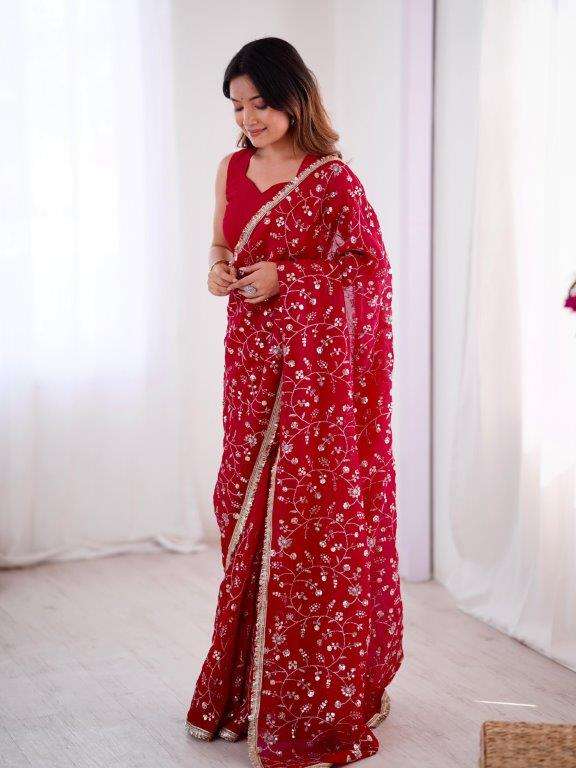 5296 HIT COLOUR BY ASLIWHOLESALE DESIGNER PURE SILK EMBROIDERY SAREES-00262