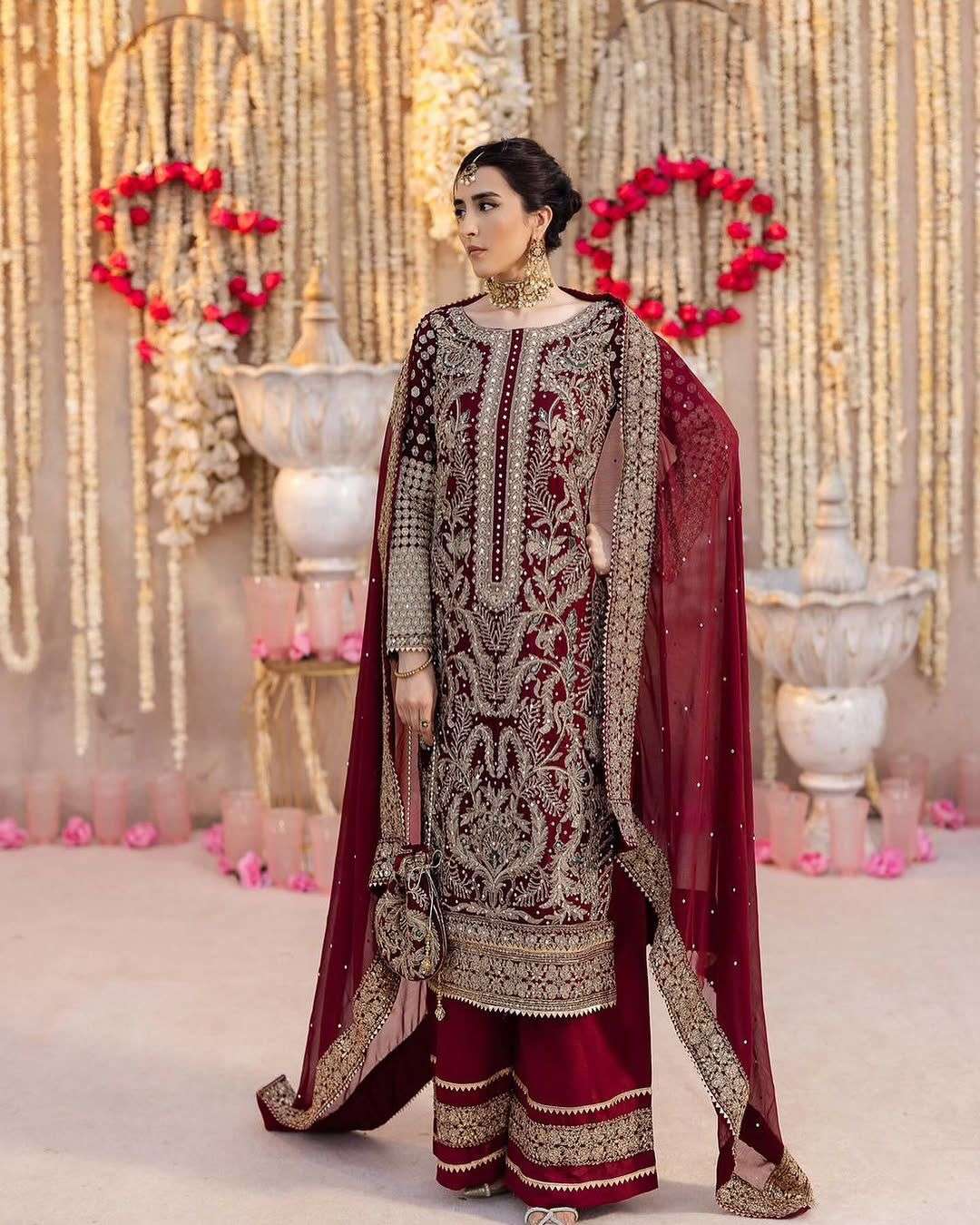 5297 HIT COLOUR BY ASLIWHOLESALE DESIGNER PURE FAUX GEORGETTE EMBROIDERY DRESSES-00262
