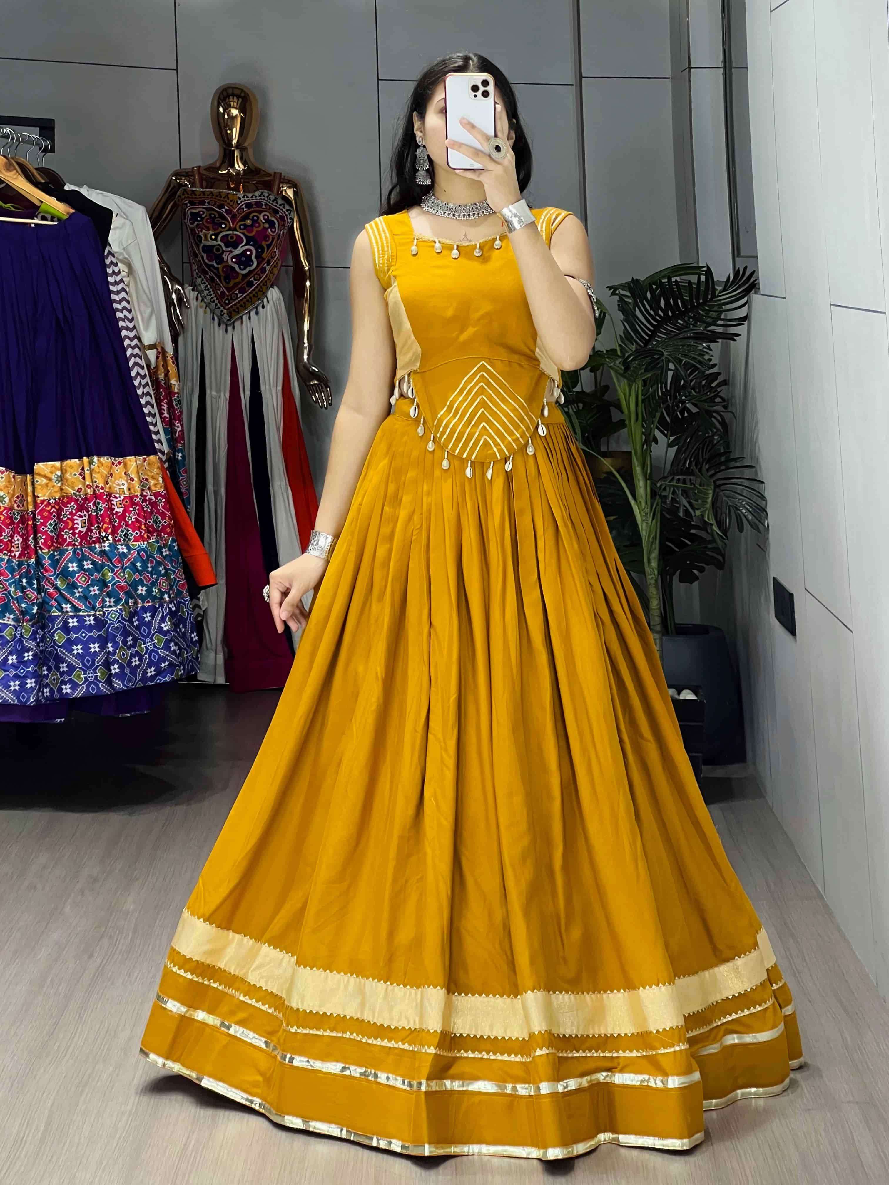 8060 COLOUR BY ASLIWHOLESALE DESIGNER PURE RAYON COTTON NAVRATRI LEGENGAS-00135