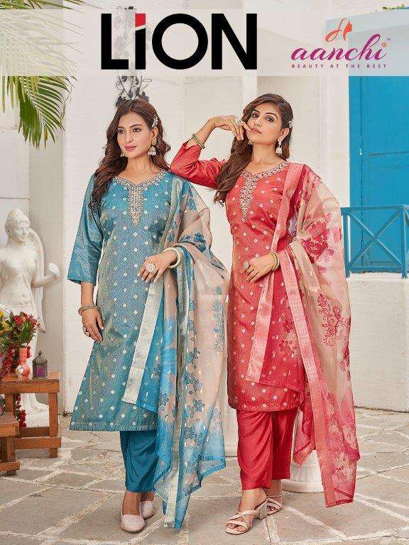 AANCHI LION PURE FANCY EMBROIDERY DRESSES-00286